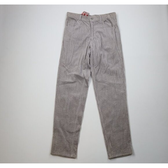 Deadstock Vintage 90s Streetwear Mens 34x33 Wide Wale Elephant Corduroy Pants